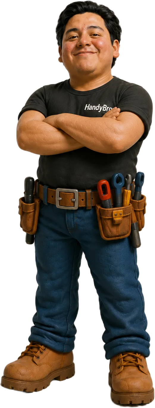 Hector standing confidently with arms crossed