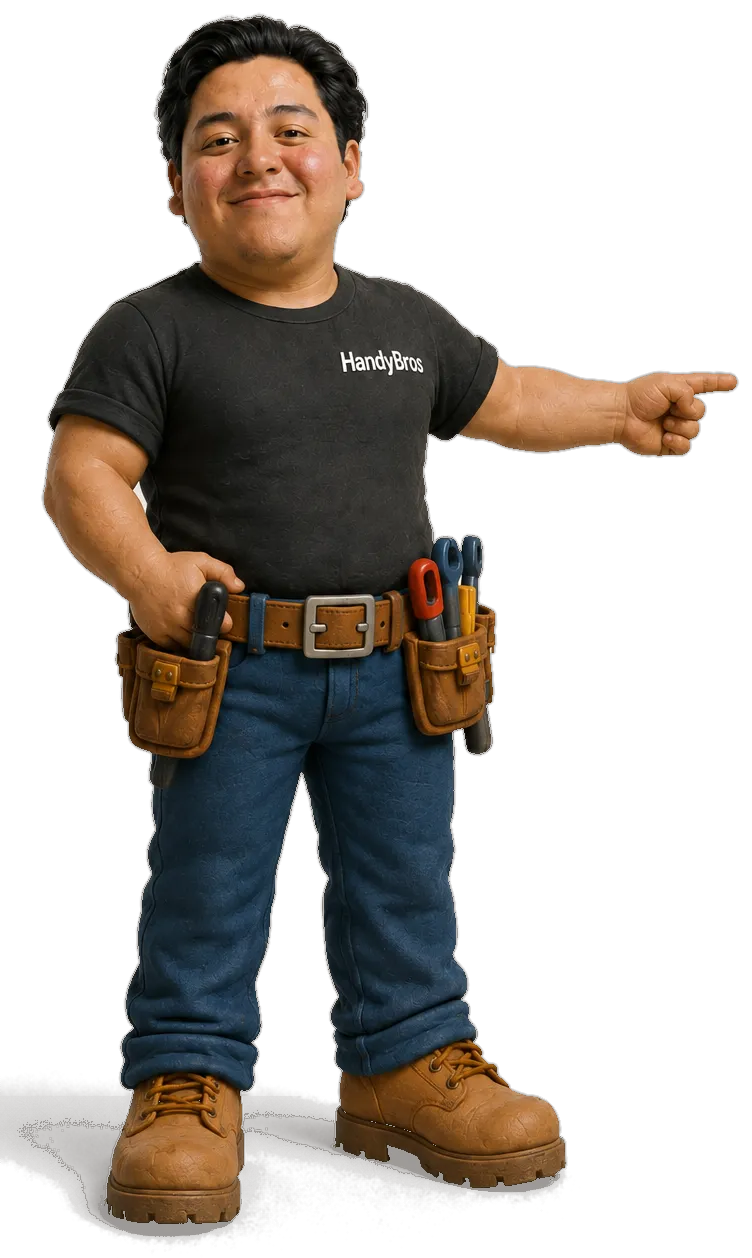 Hector, the HandyBros mascot — electrical & lighting service